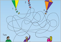 Kite Maze Puzzle
