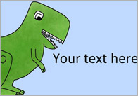Editable Dinosaur Labels