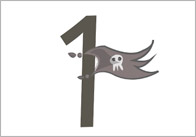 Pirate Display Numbers