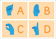 American Sign Language Flash Cards (A-Z)