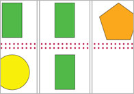 2D Shape Domino Cards