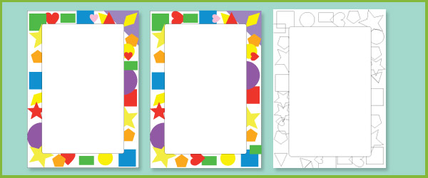 Early Learning Resources 2D Notepaper - Free Early Years and Primary