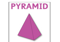 3D Shape Cards (15cm x 15cm)