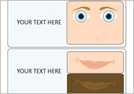 My Face Labels / Flashcards
