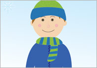 Children Dressed For The Seasons – Posters