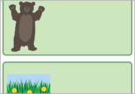 Bear Hunt Editable Peg Names