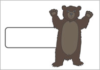 Editable Bear Hunt Self-Registration Labels