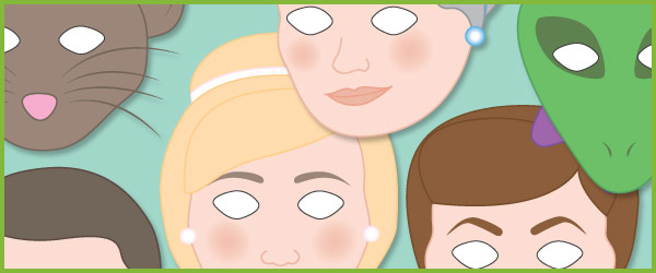 Cinderella Role-Play Masks