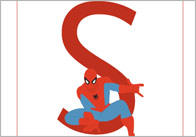 A4 Children’s TV / Film Character Alphabet