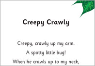 Creepy Crawly Poem
