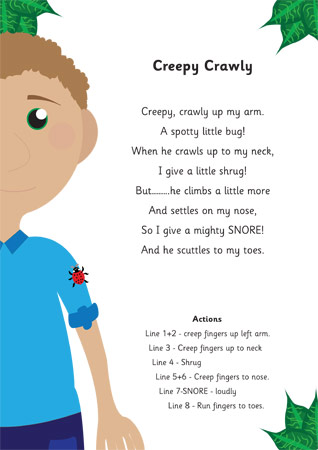 Caterpillar crawl song