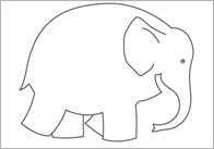 Elmer the Elephant Colouring Sheets