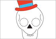Funny Bones Themed Role-Play Masks