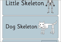 Funny Bones Word Cards