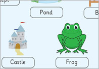 The Frog Prince Word Mat