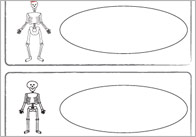 Editable Funny Bones Themed Labels