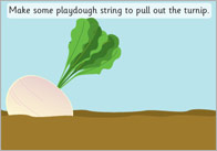 The Great Big Turnip Playdough Mats