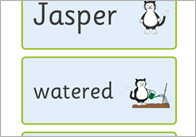 Jasper’s Beanstalk Word Cards