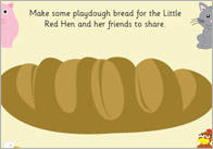 Little Red Hen Playdough Mats