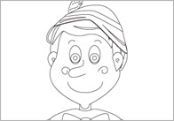 Pinocchio Colouring Sheets