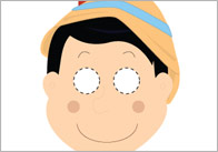Pinocchio Masks for Role-Play