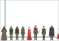 Robin Hood Themed Notepaper