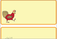 Rosie’s Walk Editable Labels