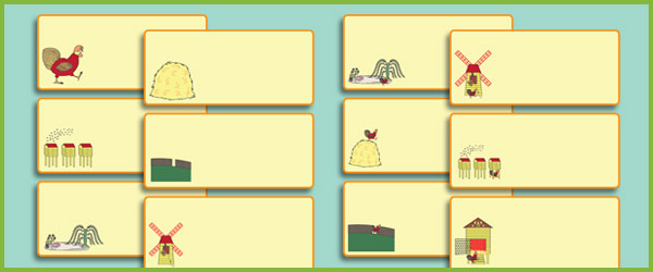 Rosie's Walk Editable Labels