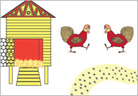 Rosie’s Walk Story Cut-Outs