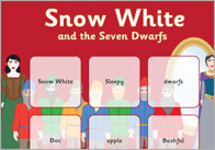 Snow White Bingo Cards