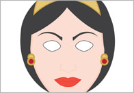 Snow White Role-Play Masks