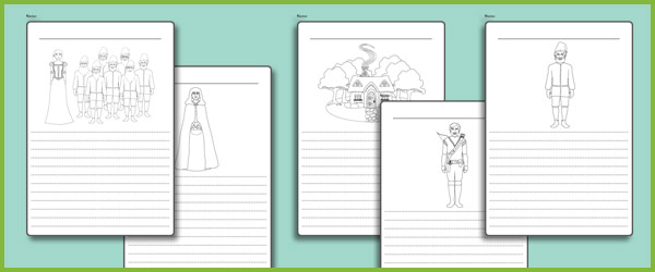 Snow White Work Sheets