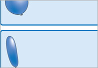 The Blue Balloon Editable Labels