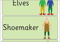 The Elves and the Shoemaker Word Flashcards