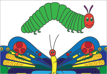 the very hungry caterpillar puppet