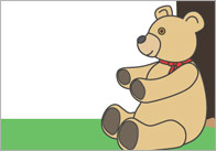 Where’s My Teddy? Notepaper
