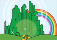 The Wizard of Oz Small World Backdrop