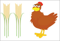 Little Red Hen Story Cut Outs