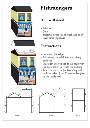 - 3D Model Building: Fishmongers| Craft Activities For Kids