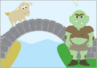 Three Billy Goats Gruff Story Visuals