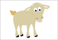 Three Billy Goats Gruff Story Cut-Outs