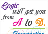 Inspirational Quotation Poster: Albert Einstein 2