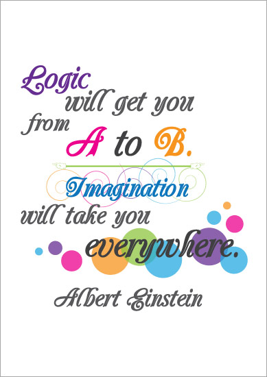 Inspirational Quotation Poster: Albert Einstein Free Inspirational Quotation Poster: Albert Einstein Free