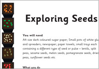 Exploring Seeds Activity