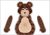 Goldilocks and the Three Bears Stick Puppets
