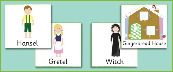 Hansel and Gretel 15 x 15cm Beebot Cards