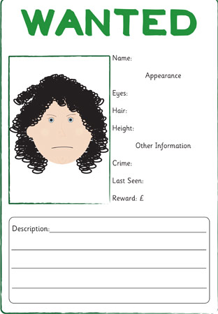 Featured image of post Editable Wanted Poster Template Ks2 Turn your photo into a wanted poster