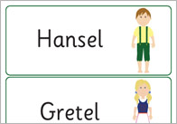 Hansel and Gretel Keyword Cards