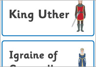 King Arthur Keyword Cards