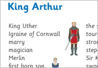 King Arthur Word Mats